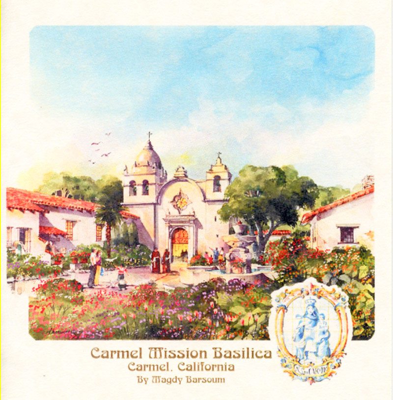 WP1A Carmel Mission Basilica Poster