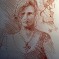 WP22 Portrait Composite in Conte Crayon